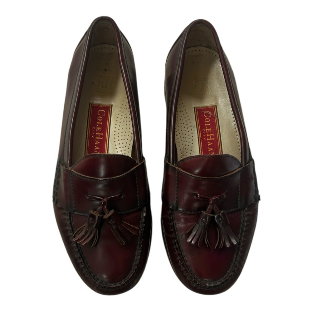 Cole Haan Men's Brown Tassel Loafers - Size 7-1/2 - EUC